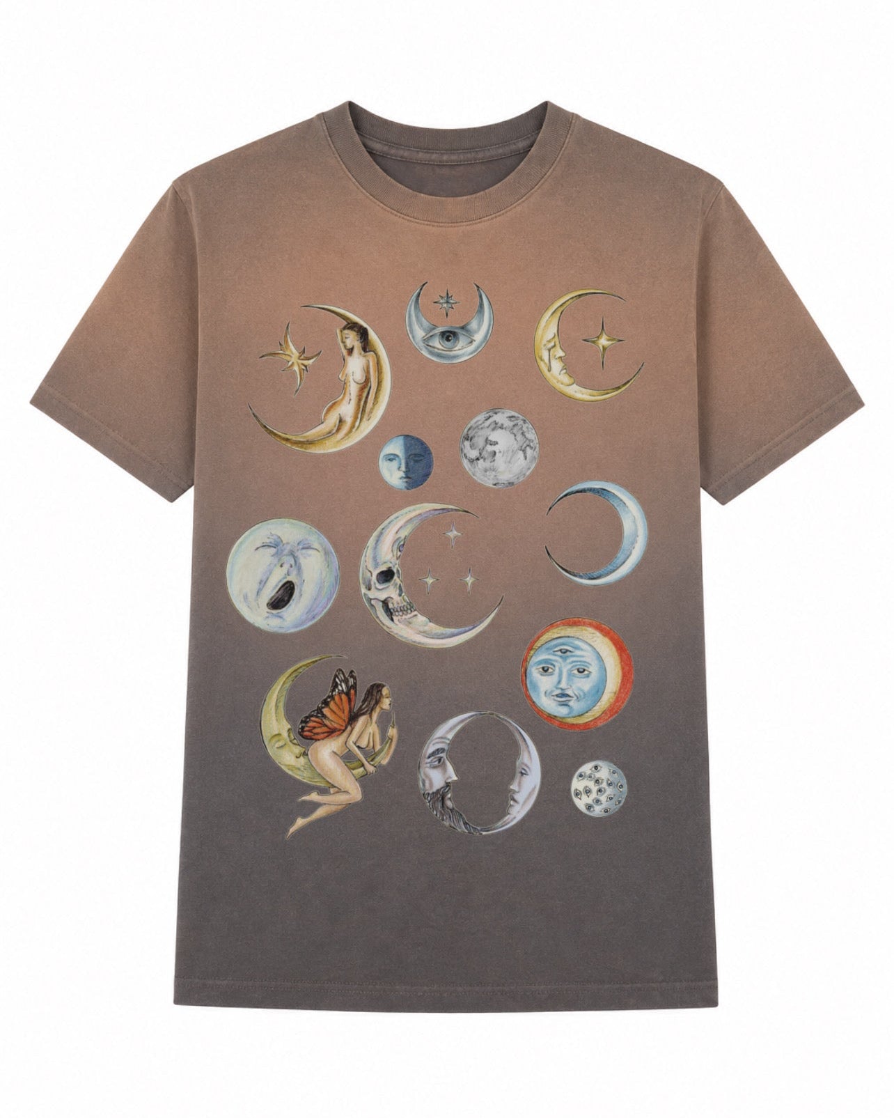 Moons T-Shirt (Vintage Grey)