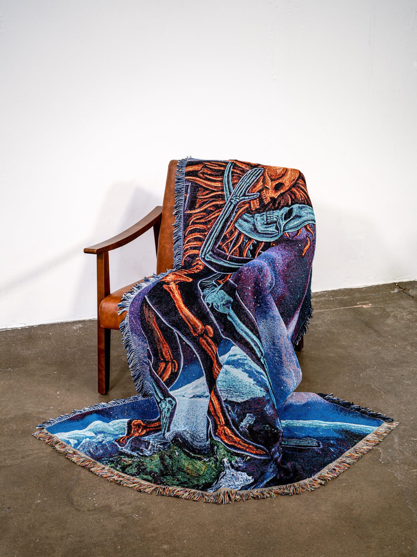 “LA DANZA DEL ECLIPSE” WOVEN TAPESTRY BLANKET