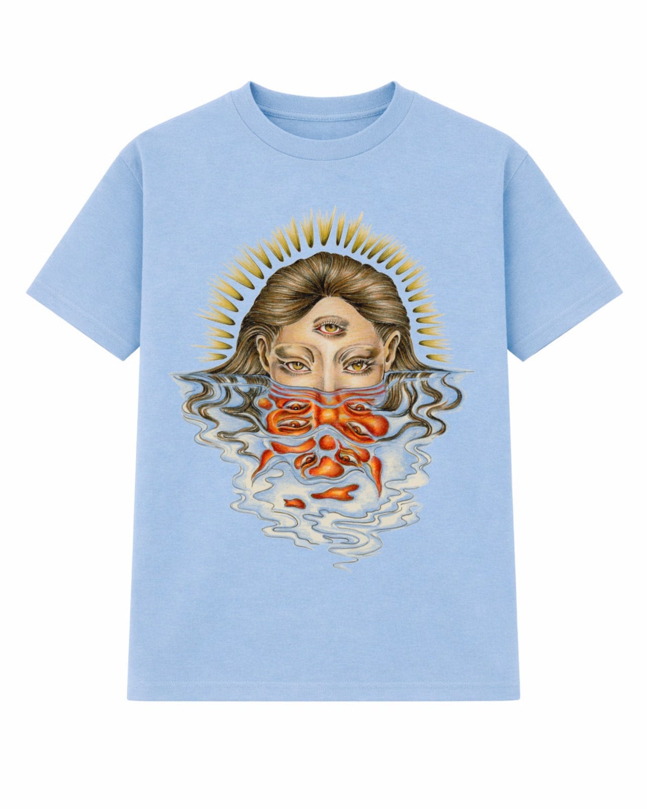 Water Reflection T-Shirt (Blue)