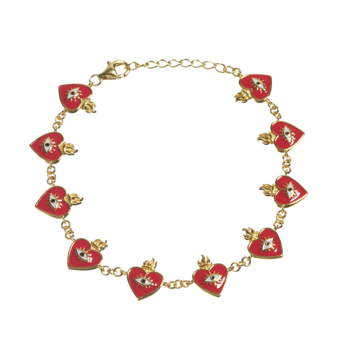 Corazón Sagrado Charm Bracelet