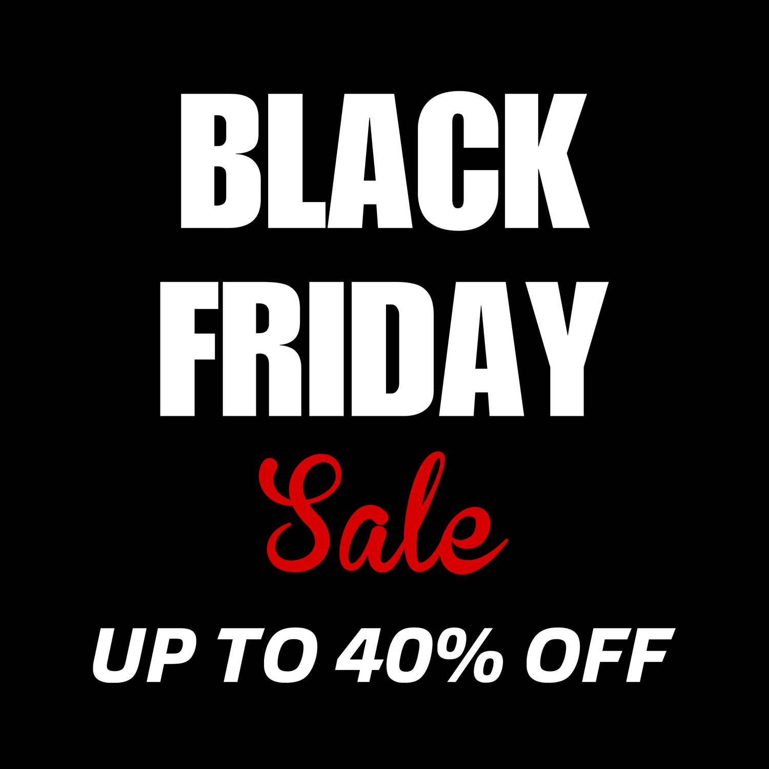 BLACK FRIDAY 2023