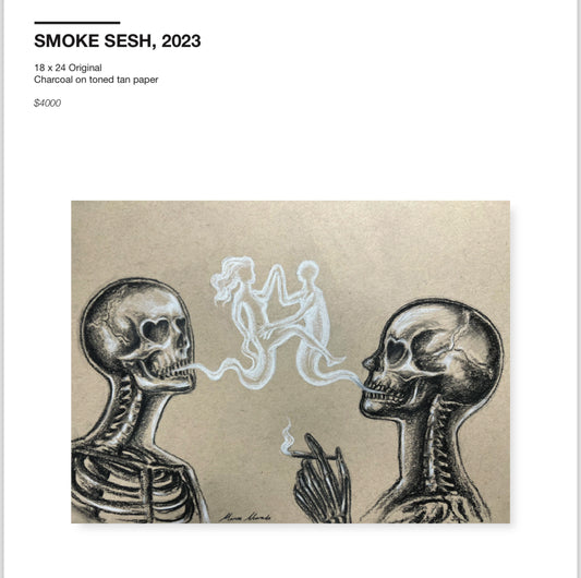 “SMOKE SESH” ORIGINAL ARTWORK