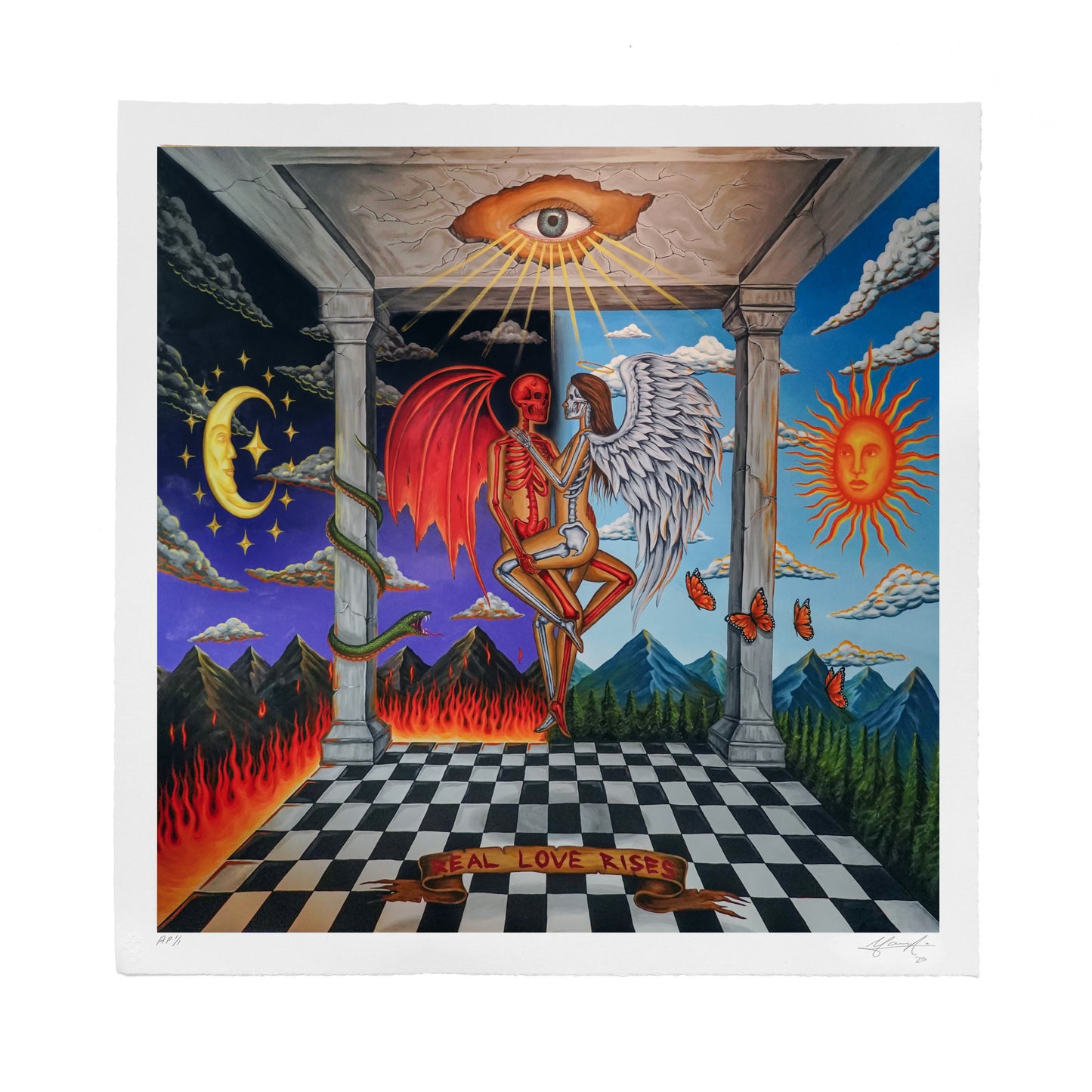 “REAL LOVE RISES” FINE ART PRINT