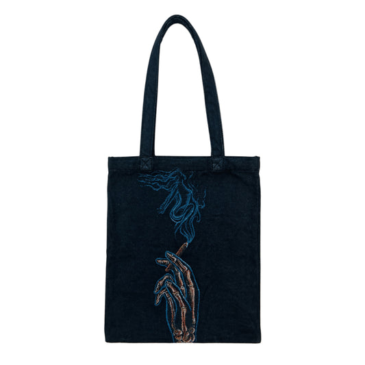 ‘Smoke Silhouette’ Tote Bag