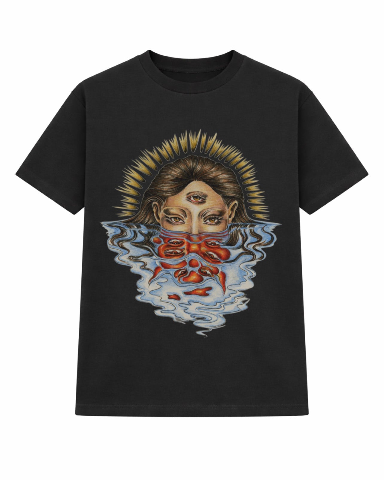 Water Reflection T-Shirt (Black)