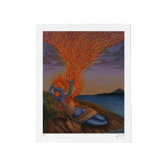 “THE KISS FROM ABOVE” FINE ART PRINT