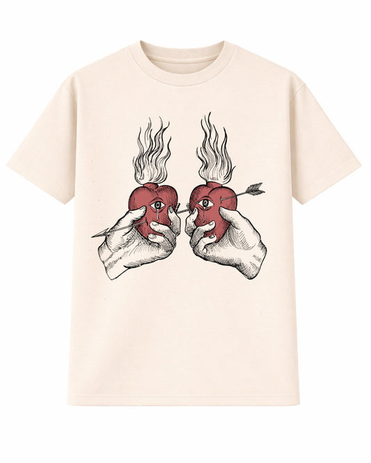 PIERCED HEARTS T-SHIRT