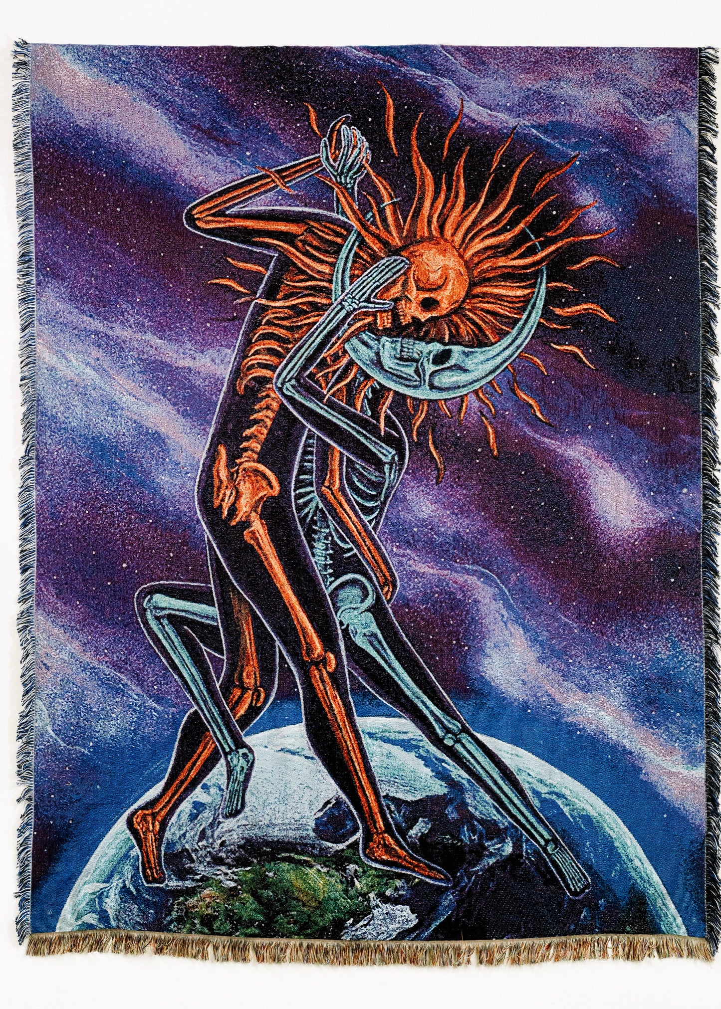 “LA DANZA DEL ECLIPSE” WOVEN TAPESTRY BLANKET