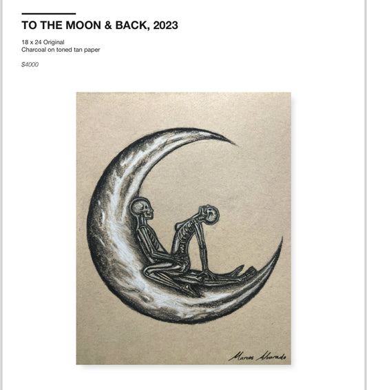 “TO THE MOON & BACK” ORIGINAL ARTWORK