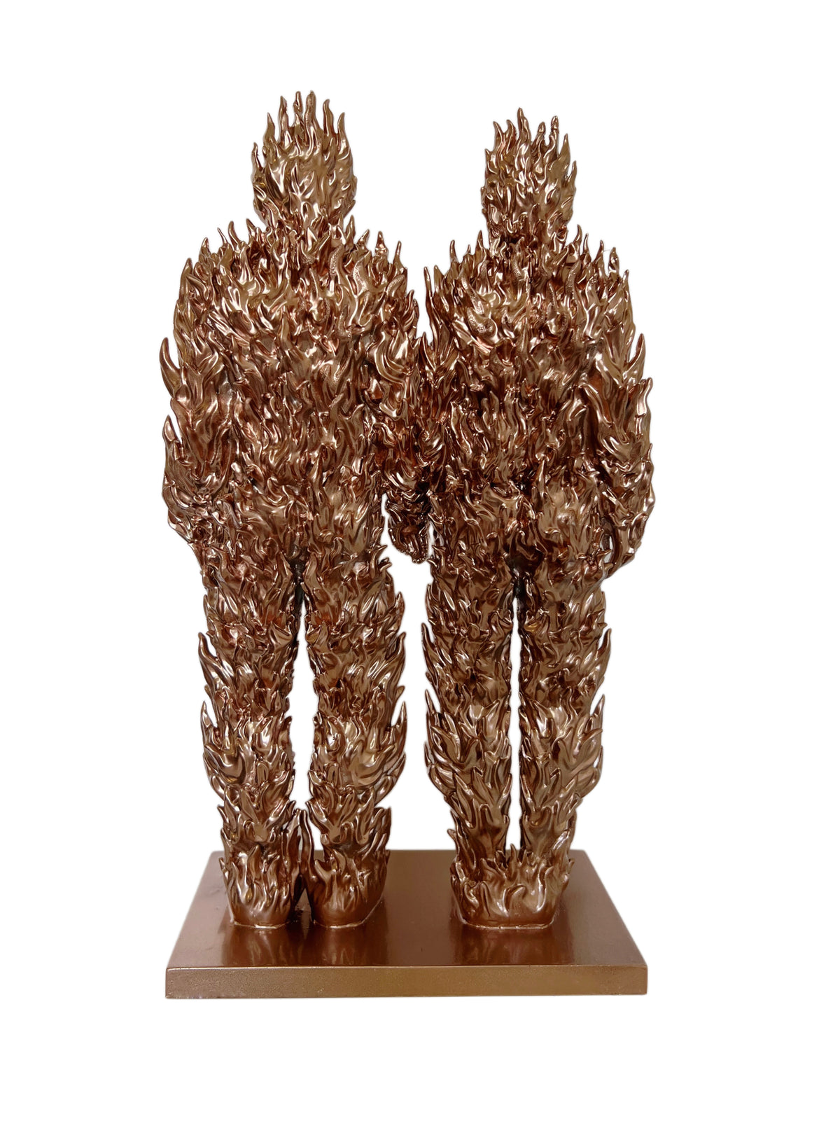 TWIN FLAMES SCULPTURE - ROSE GOLD