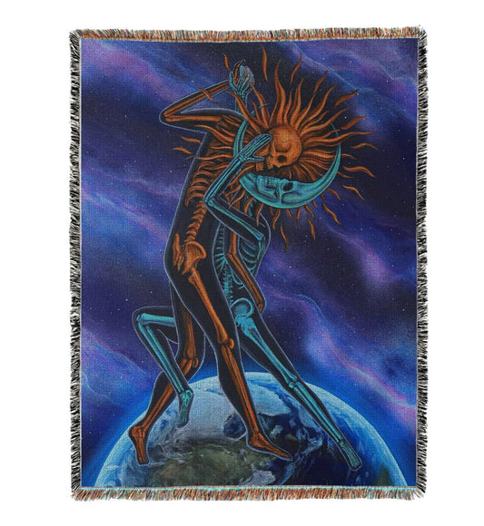 “LA DANZA DEL ECLIPSE” WOVEN TAPESTRY BLANKET