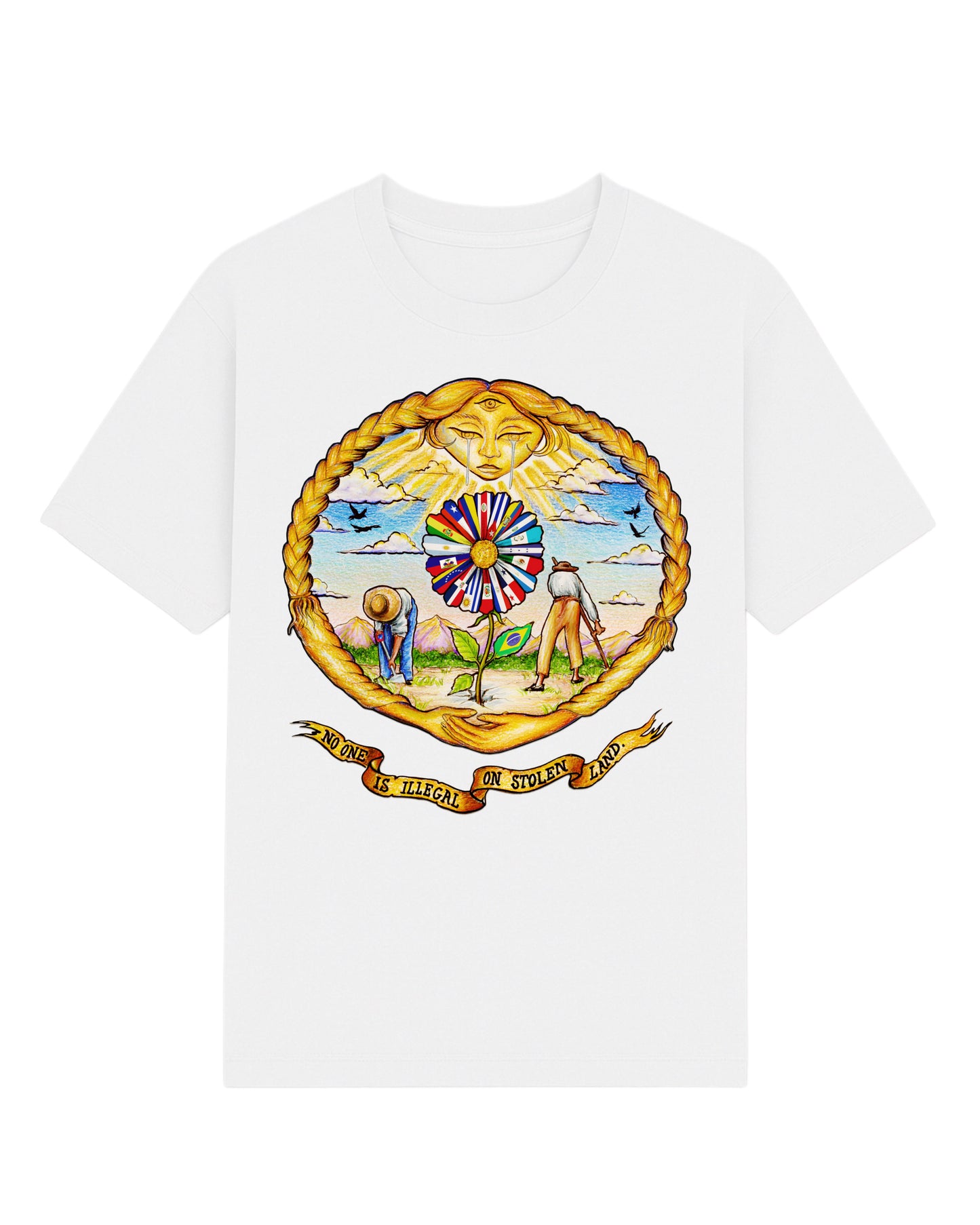 “IMMIGRANTS” T-SHIRT (WHITE)
