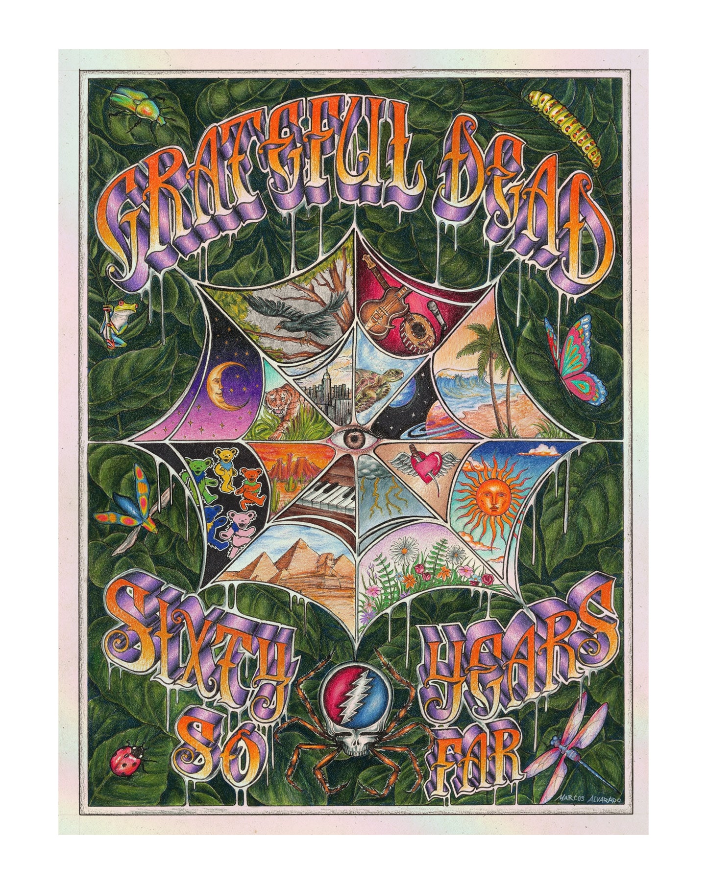 Grateful Dead - 60th Anniversary Artist Edition Print