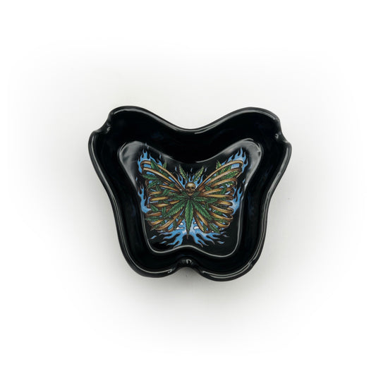 BLAZING BUTTERFLY ASH TRAY