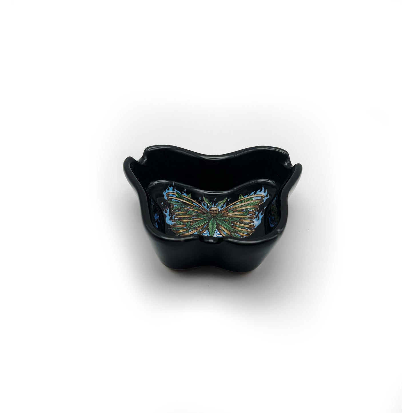 BLAZING BUTTERFLY ASH TRAY